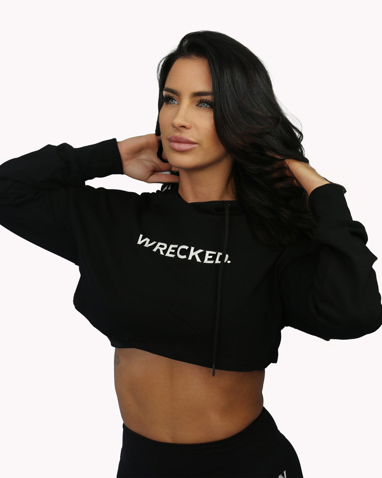 Cropped Long Sleeve Hoodie