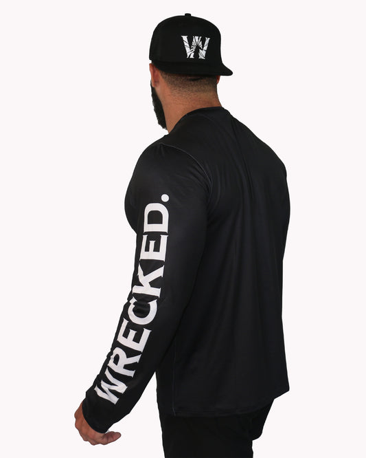 Unisex Sun Shirt - Black- Runs 1 size big