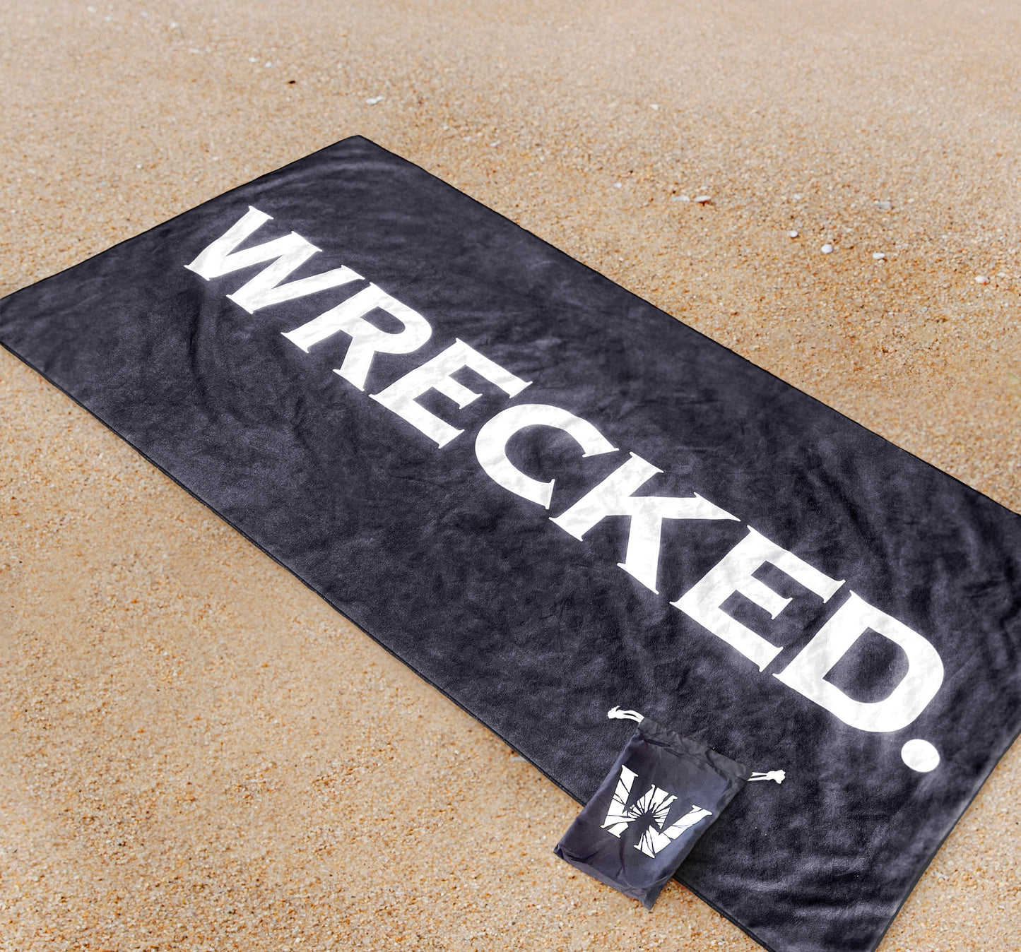 Sand Free Microfiber Beach Towel- WRECKED.