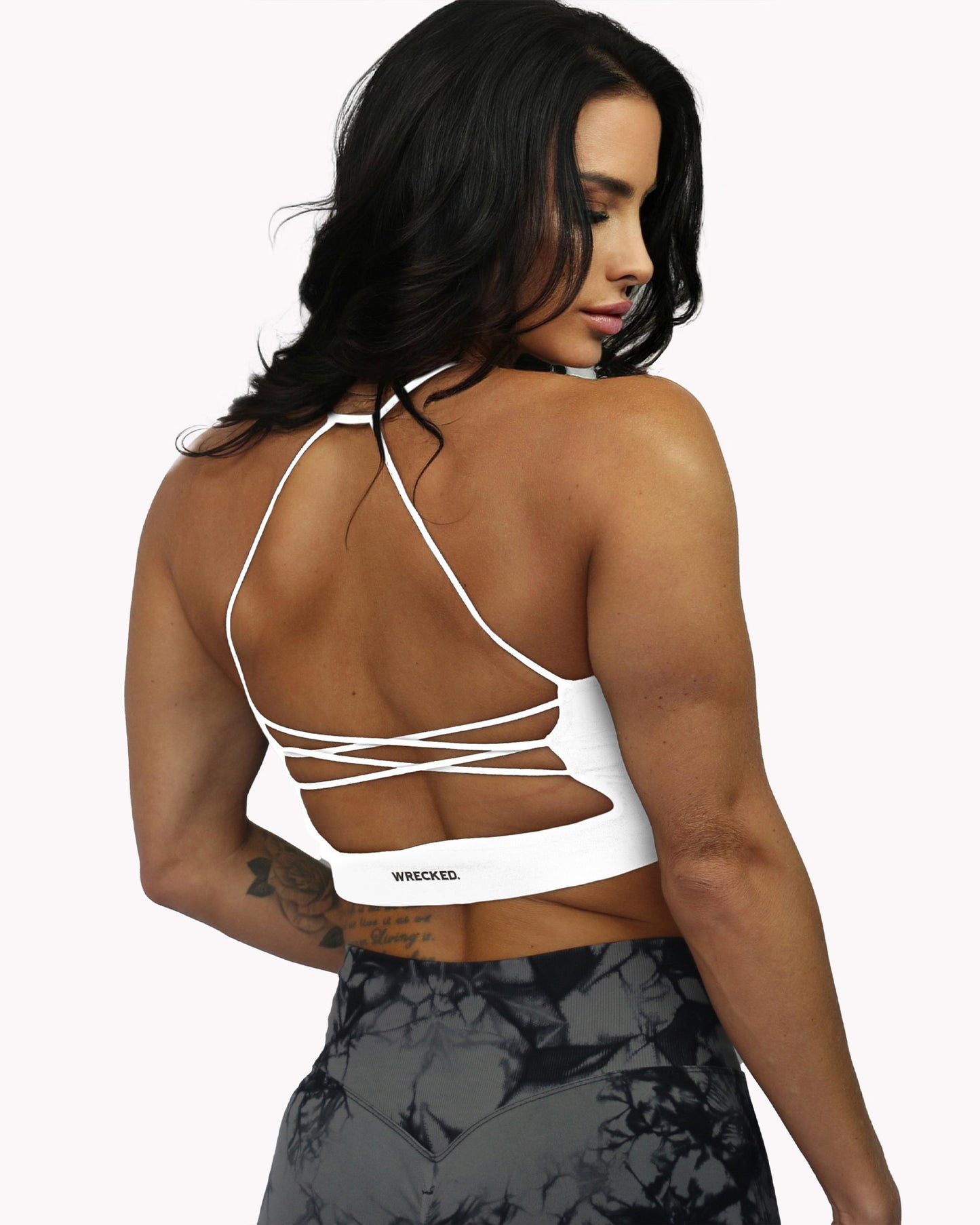 Sexy Sports Bra - White