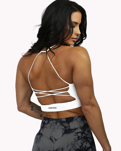 Sexy Sports Bra - White